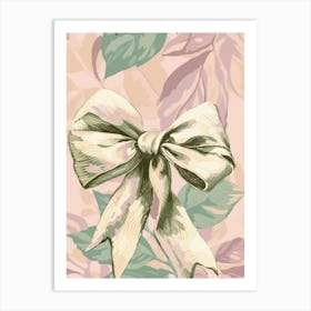 Coquette In Sage 2 Pattern Art Print