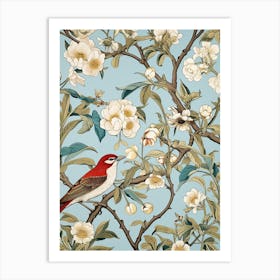 Chinese Cherry Blossoms Art Print