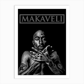 Makaveli 2pac Art Print