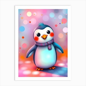 Waddleberry McFlap: A Cute Penguin Artwork For Children Art Print