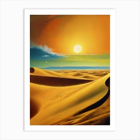 Sahara Desert Art Print