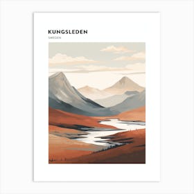 Kungsleden Sweden 2 Hiking Trail Landscape Poster Art Print