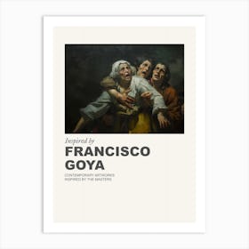 Museum Poster Inspired By Francisco Goya 3 Art Print