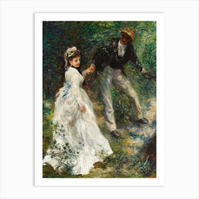 La Promenade (1870), Pierre Auguste Renoir Art Print