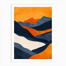 Abstract Landscape Painting 5 Art Print