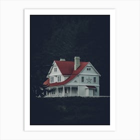 House In The Woods Oregon wall decor Art Print