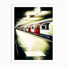 London Underground Station Art Print