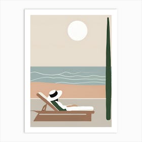 Day At The Beach 1 Art Print