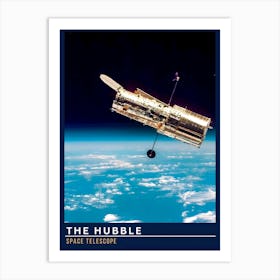 Hubble Space Telescope Art Print