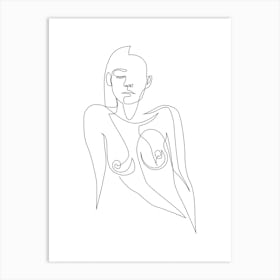 E4 Nude Art Print