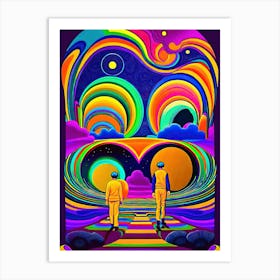 Psychedelic World Art Print