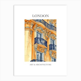 London Travel And Architecture Poster 2 Art Print