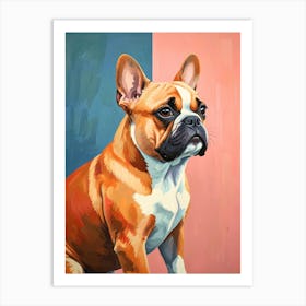 French Bulldog Painting Art Print