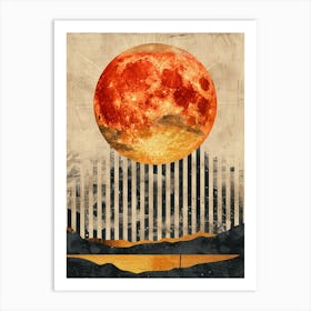 Full Moon In The Sky Art Print