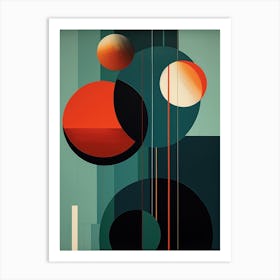 Abstract Circles 14 Art Print