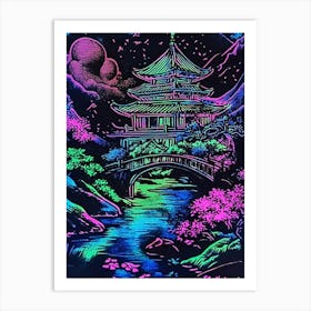 Asian Pagoda 3 Art Print