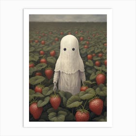 Ghost In The Strawberry Field Art Print