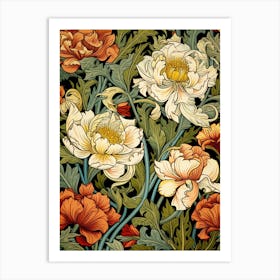 Floral Wallpaper 4 Art Print