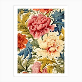 Floral Wallpaper 65 Art Print