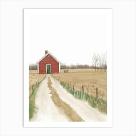 Red Barn 5 Art Print