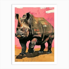 Rhino Canvas Print 1 Art Print