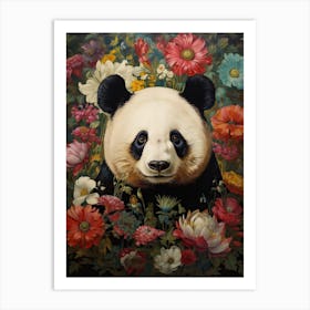 Panda Art In Symbolism Style 1 Art Print