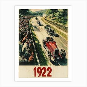 Aihrgdesign A Vintage Sports Poster For A 1922 Automobile Ral 0354d74d 2d99 43eb 8ef4 F1f00745b16e 3 Art Print