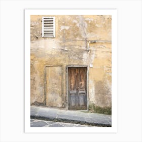 Doorway In Tuscany Art Print