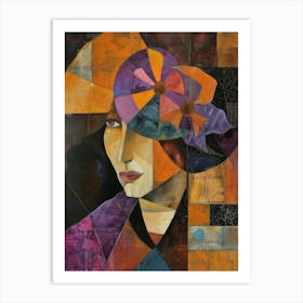 Woman In A Hat 102 Art Print