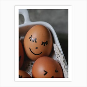 Happy Eggs 3 Art Print