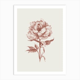 Flower No76b Aga Szafranska Art Print