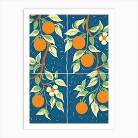 Orange Illustration 7 Art Print