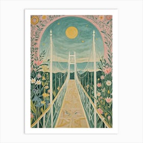 Bridge To The Moon Art Print