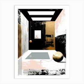 Abstract Room Canvas Print Art Print