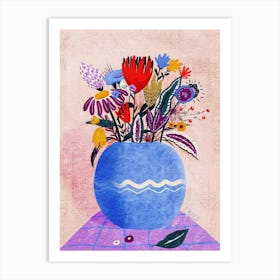 Still Life Colorful Bouquet Art Print