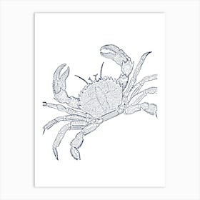 Crab Painting Art Print