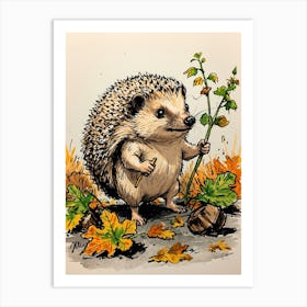 Hedgehog 4 Art Print