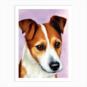 Russell Terrier Watercolour Dog Art Print
