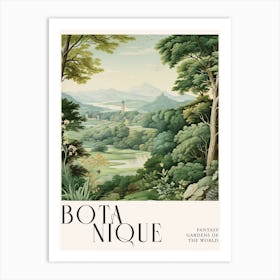 Botanique Fantasy Gardens Of The World 60 Art Print