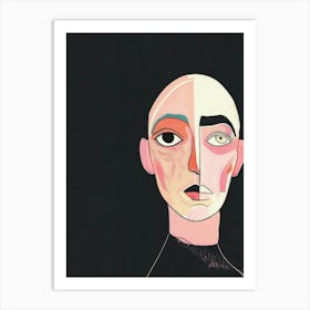 Portrait Of A Man 49 Art Print