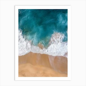 View Of A Beach Art Print