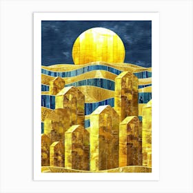 Golden City 2 Art Print