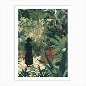 In The Garden Tresco Abbey Gardens United Kingdom 4 Art Print