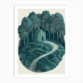 House In The Woods 3 Art Print