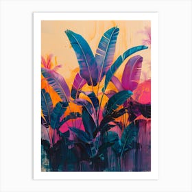 Tropical Sunset Art Print