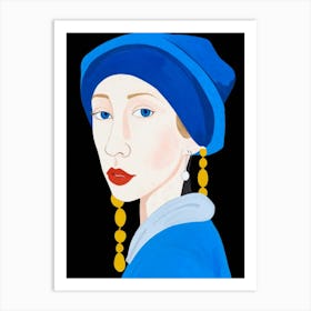 Girl With Pearl Earring Art Print