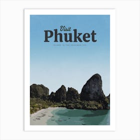 Phuket Island In The Aman Sea Art Print