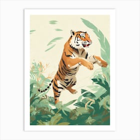 Tiger In The Jungle 37 Art Print