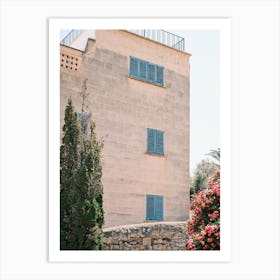 Blue Windows in Eivissa // Ibiza Travel Photography Art Print