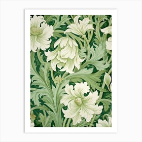 Floral Wallpaper 212 Art Print